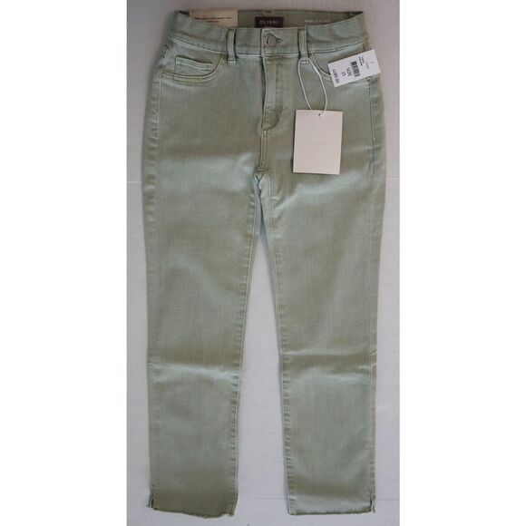 DL1961 Women Sz 25/0 Kiwi Raw Mara Straight Mid Rise Instasculpt Ankle Jeans $18 - Picture 2 of 11